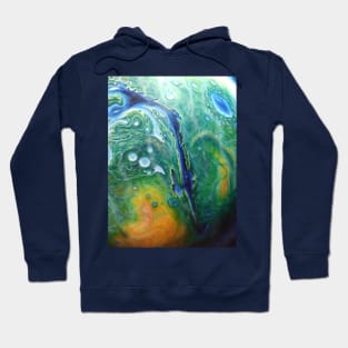 Valles Marineris on Green Terraformed Mars (vertical) Hoodie